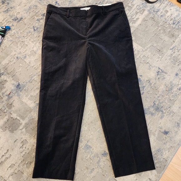 NWT Loft Velvet Black Riviera Slim Pants Womens Size 14 - Picture 13 of 16